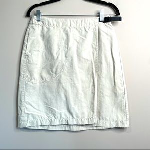 Patagonia Ivory Cream Wrap Skirt with Buckle